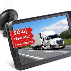 Car GPS Navigation Truck RV, GPS Navigator with 9 inch, 2024 Maps (Free Lifetime Updates), Truck GPS Commercial Drivers, Semi Trucker GPS Navigation System, Custom Truck Routing